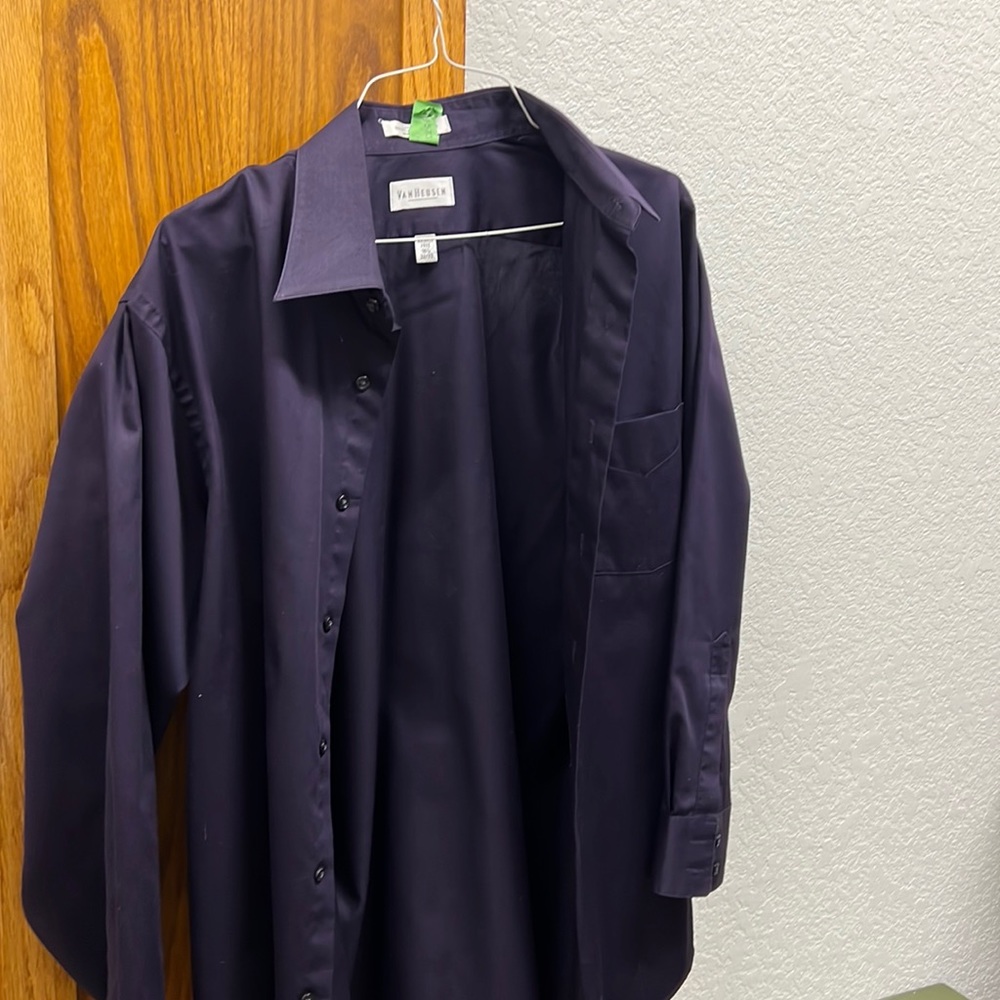 Plum men’s dress shirt